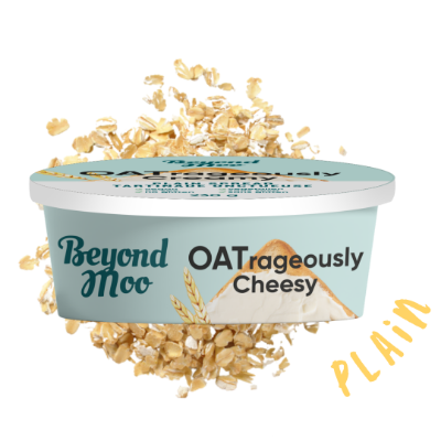Oat-Based Plain Cheese Spread, Non Dairy, Beyond Moo Foods