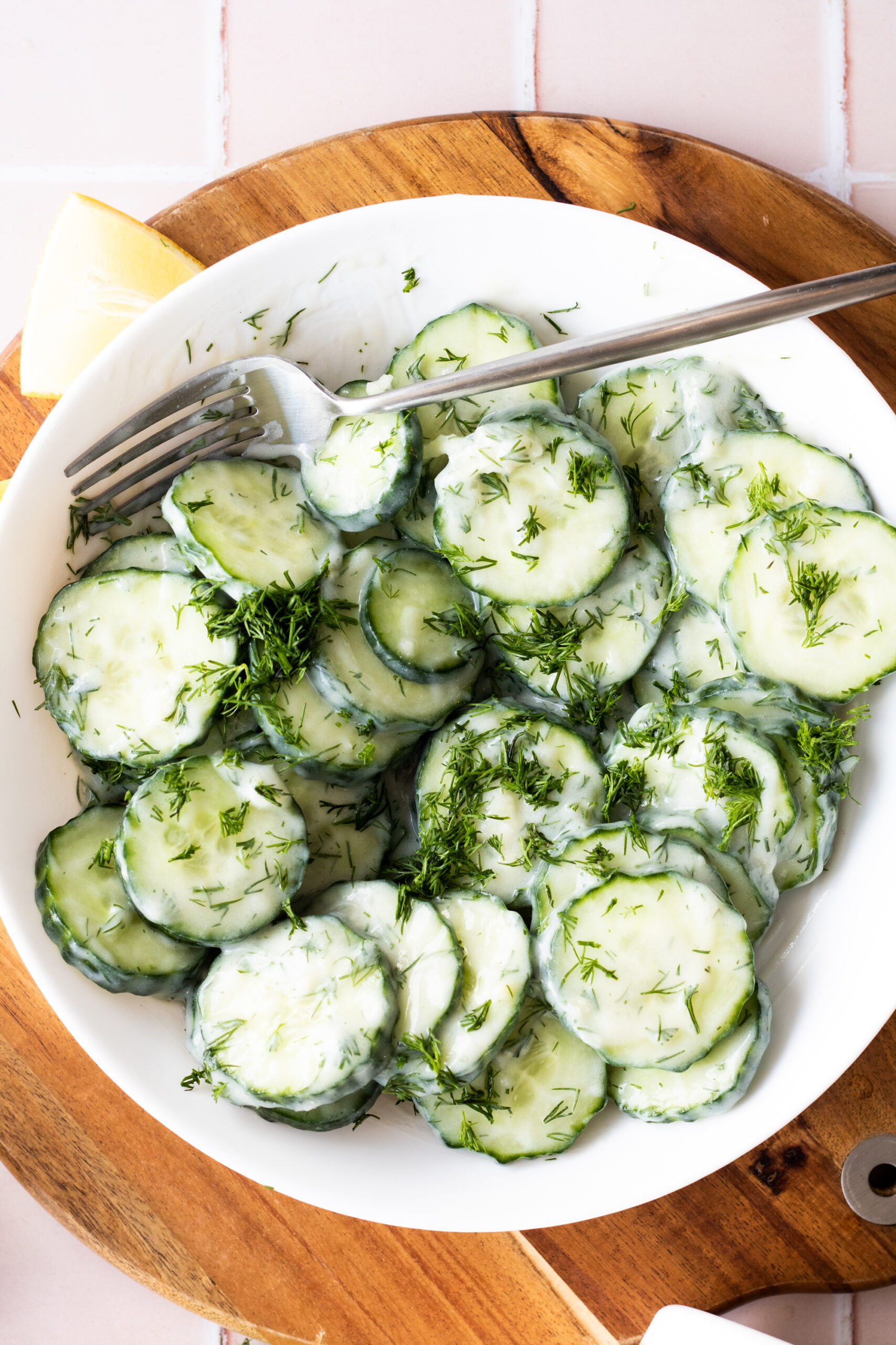 Dairy-free cucumber salad