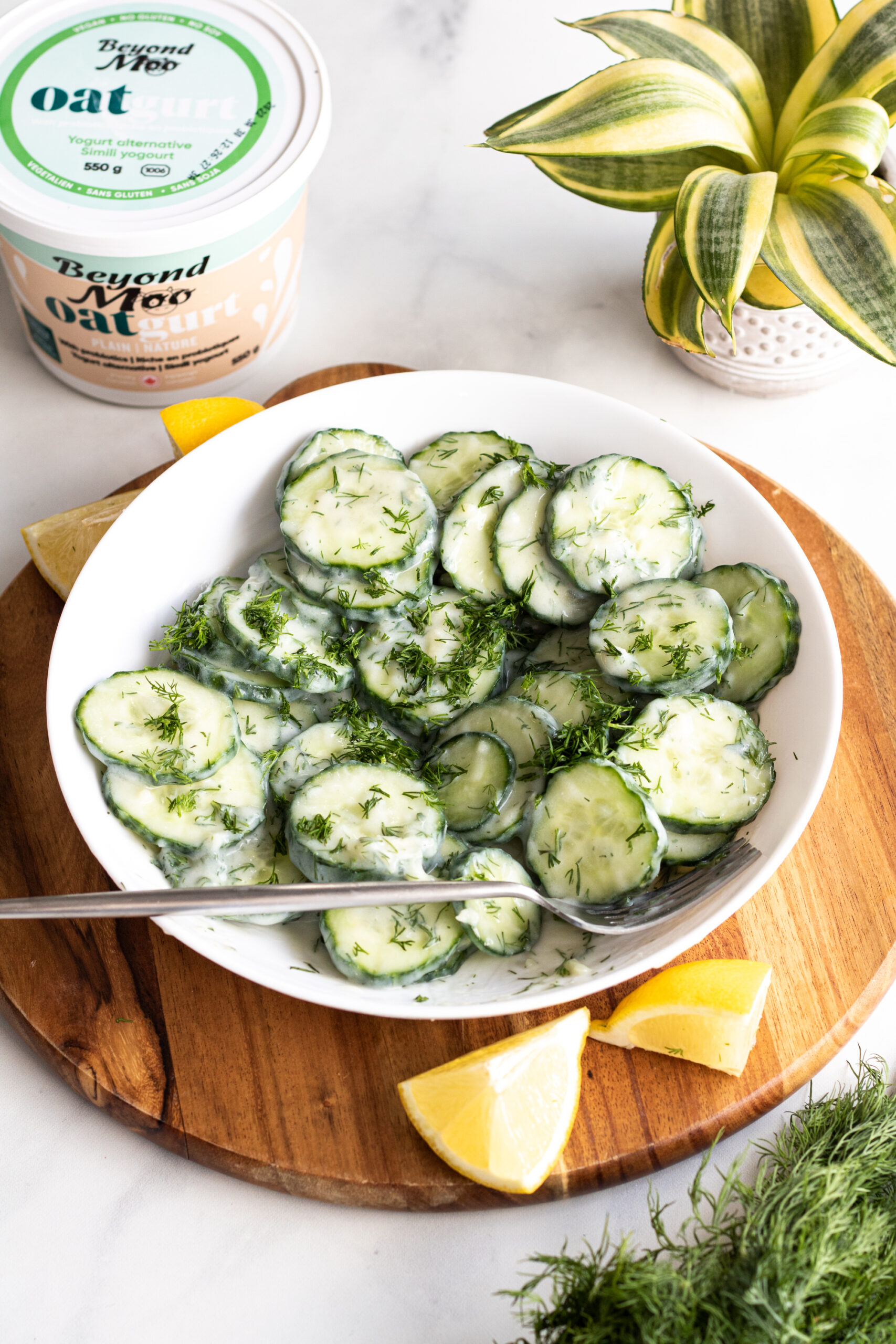 Dairy-free cucumber salad