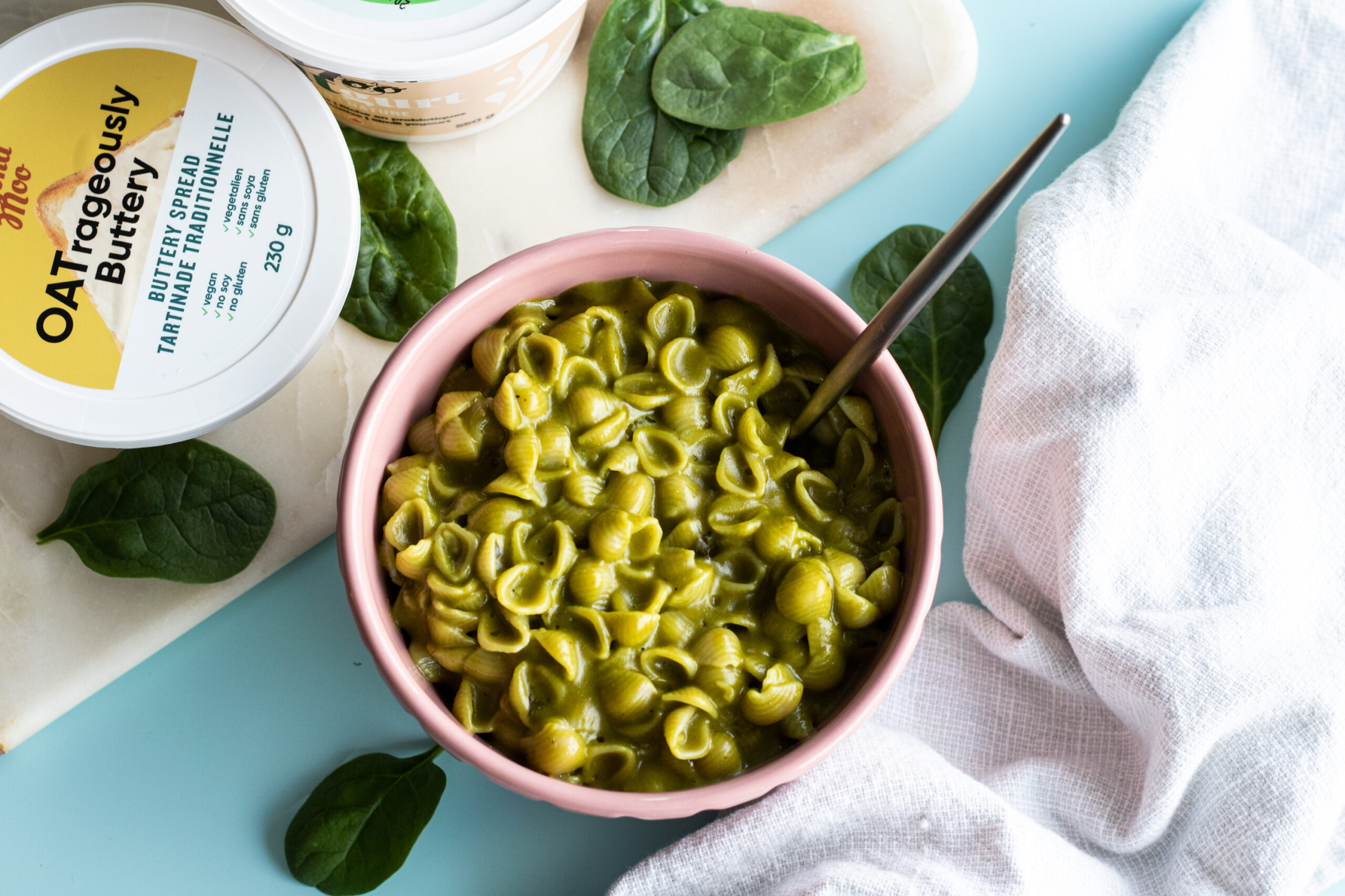 vegan spinach pasta