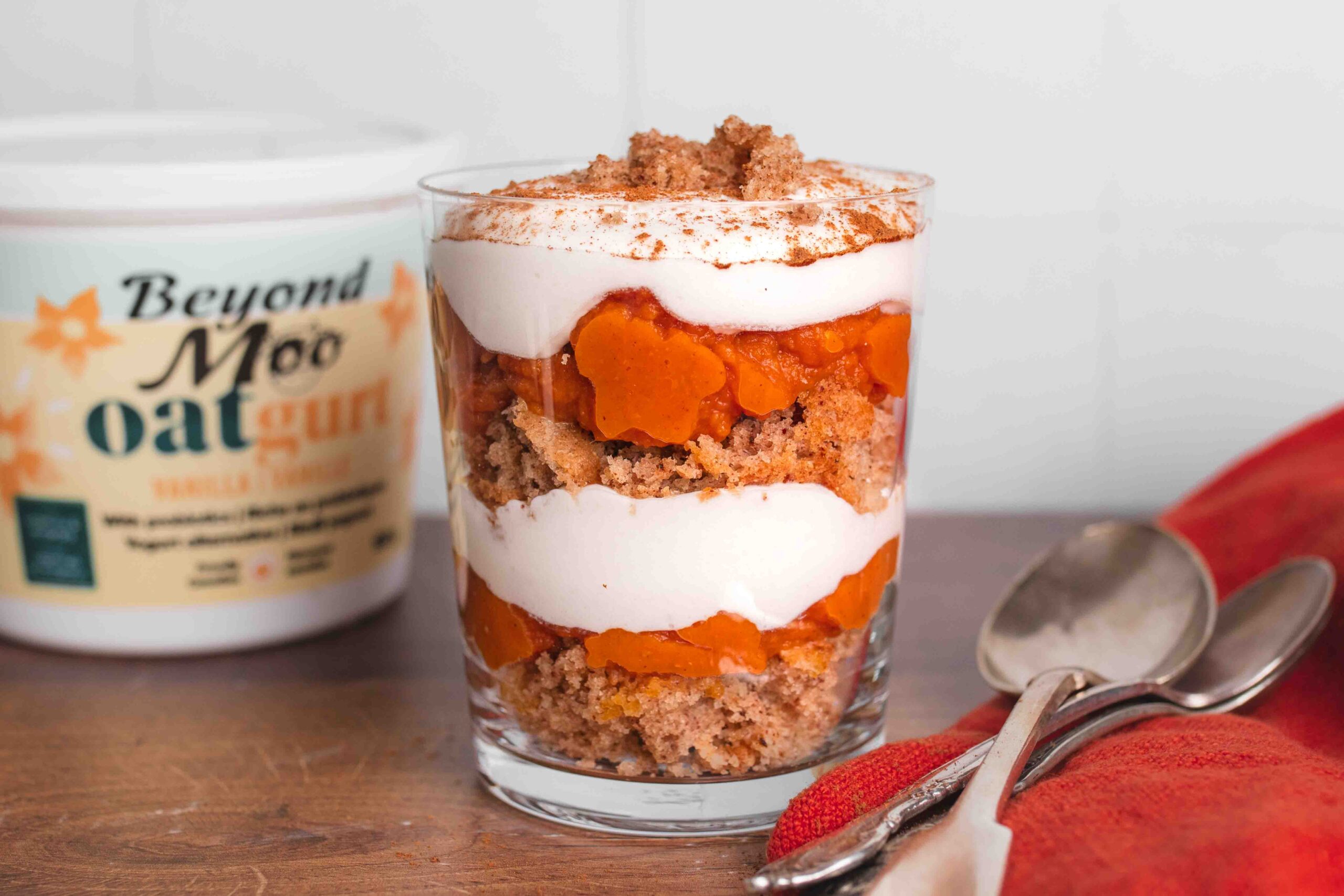 Dairy-free pumpkin trifle