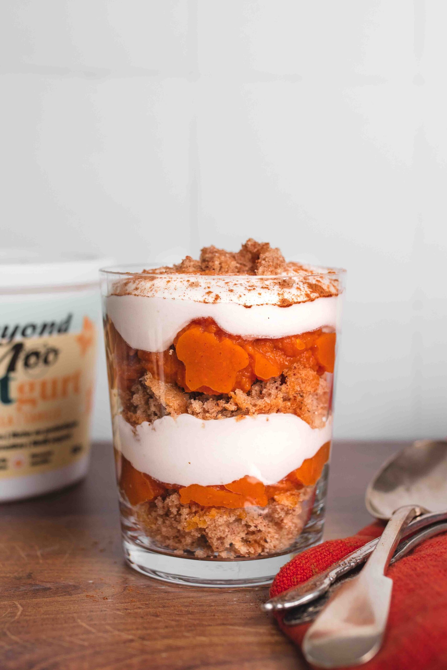 Dairy-free pumpkin trifle